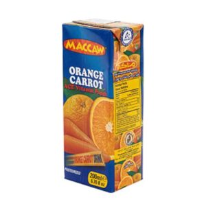 MACCAW ORANGE 🍊 CARROT 🥕 180ML
