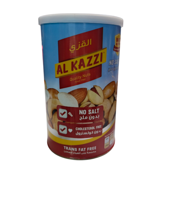 AL KAZZI NO SALT MIXED NUTS CAN 350G